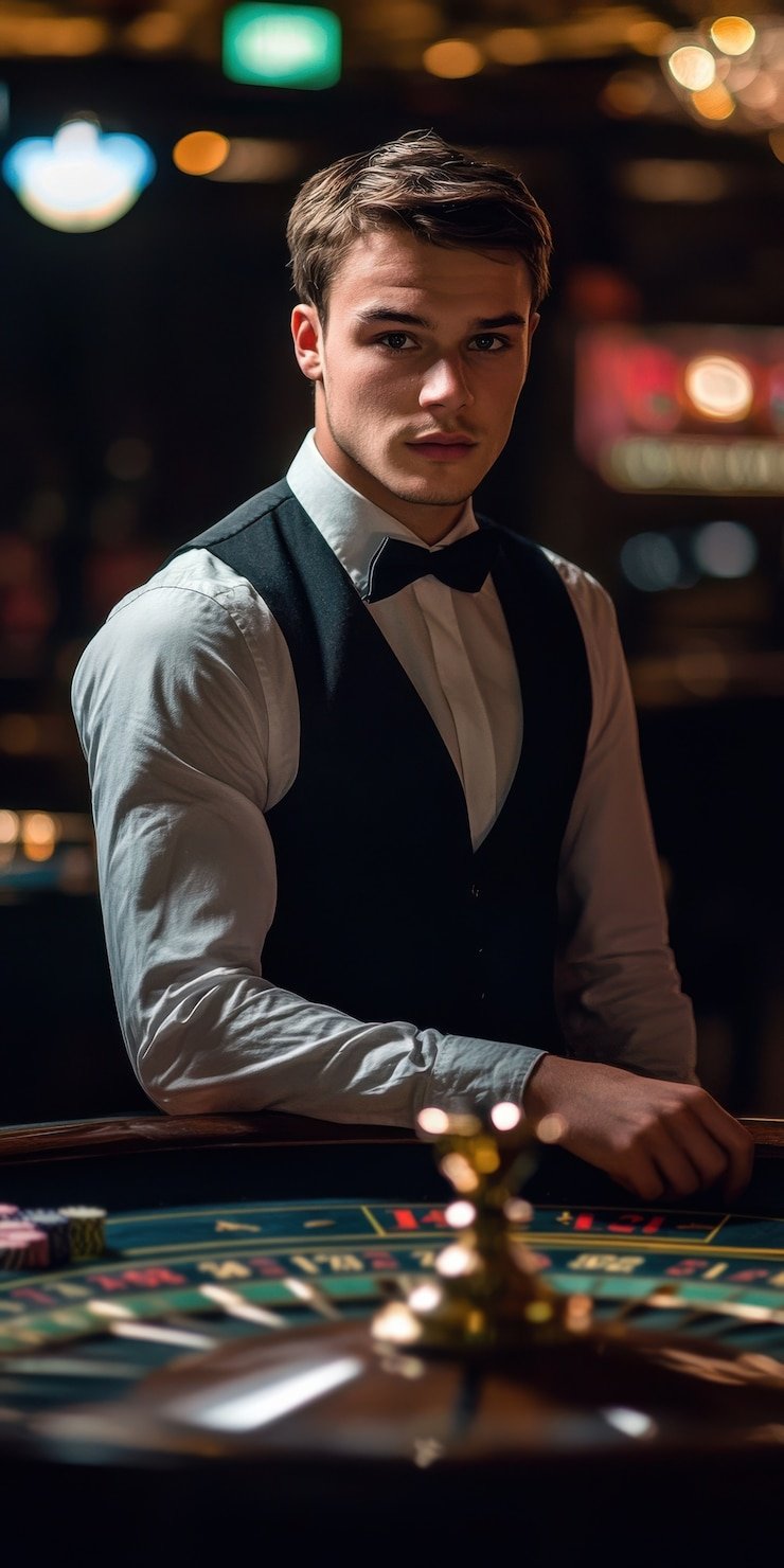 Tata letak meja Qiu Qiu dengan posisi pemain dan dealer di platform hoki303